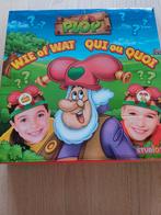 Plop, Wie of Wat ? Gezelschapsspel voor 2 tot 4 spelers, Ophalen of Verzenden, Gebruikt