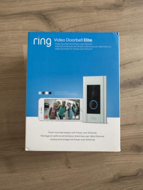 Ring - Video Doorbell Elite, Huis en Inrichting, Deurbellen, Gebruikt, Bedraad, Bewegingsdetectiesensor, Compatibel met smartphone