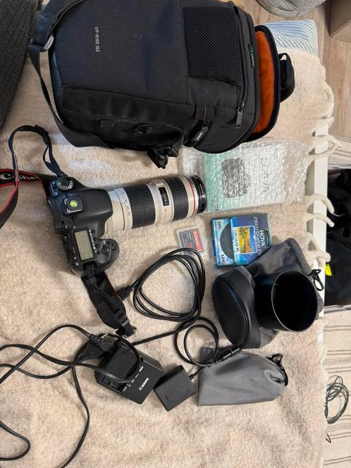 Pack Reflex canon EOS 7D + EF 70-200 L f4 + Accessoires, Audio, Tv en Foto, Videocamera's Analoog, Ophalen of Verzenden