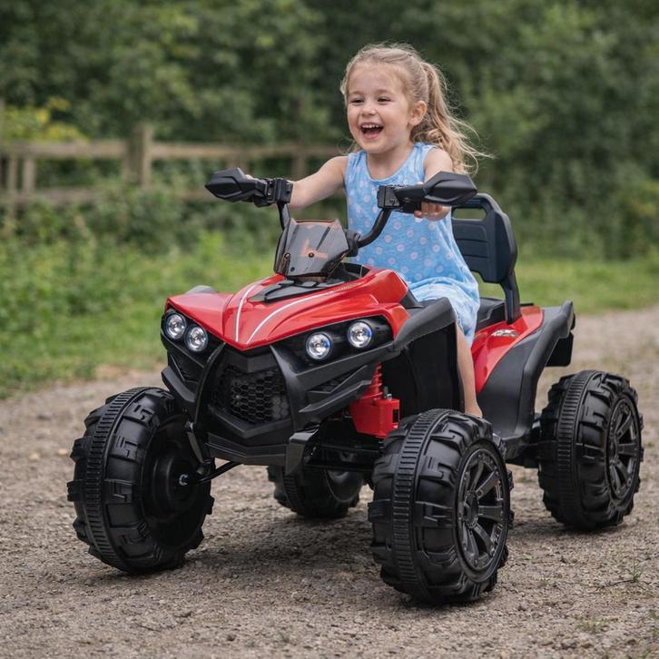 Quad électrique pour enfants 12V — SPEEDYSPARK Quad | Rouge, Enfants & Bébés, Jouets | Extérieur | Véhicules à batterie, Neuf