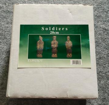 3 krijgers terracotta Leger XI'AN beschikbaar voor biedingen