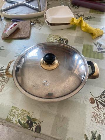 Grande casserole inox, Enlèvement ou Envoi, Comme neuf, Inox