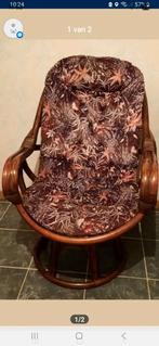 Rotan draaistoel, Huis en Inrichting, Stoelen, Ophalen, Gebruikt