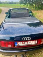 Audi 80 cabrio oldtimer, Auto's, Cabriolet, Blauw, 2300 cc, Leder