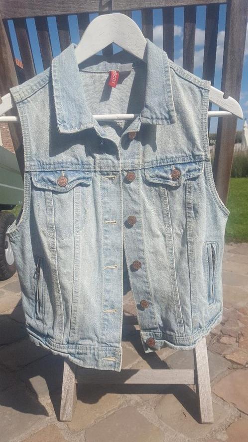 Mouwloos jeanshemd (maat 36)  Zo goed als nieuw, Kleding | Dames, Blouses en Tunieken, Zo goed als nieuw, Maat 36 (S), Ophalen of Verzenden