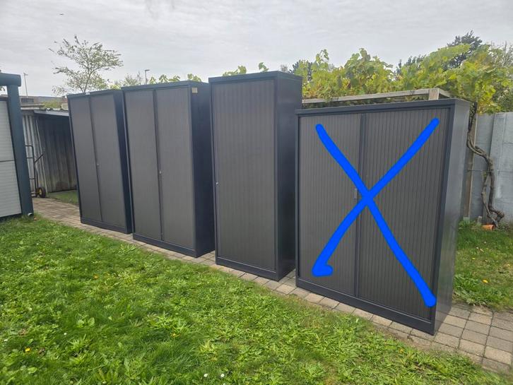 Mooie set archiefkasten van Mewaf zie omschrijving, Huis en Inrichting, Kasten | Roldeurkasten en Archiefkasten, Ophalen