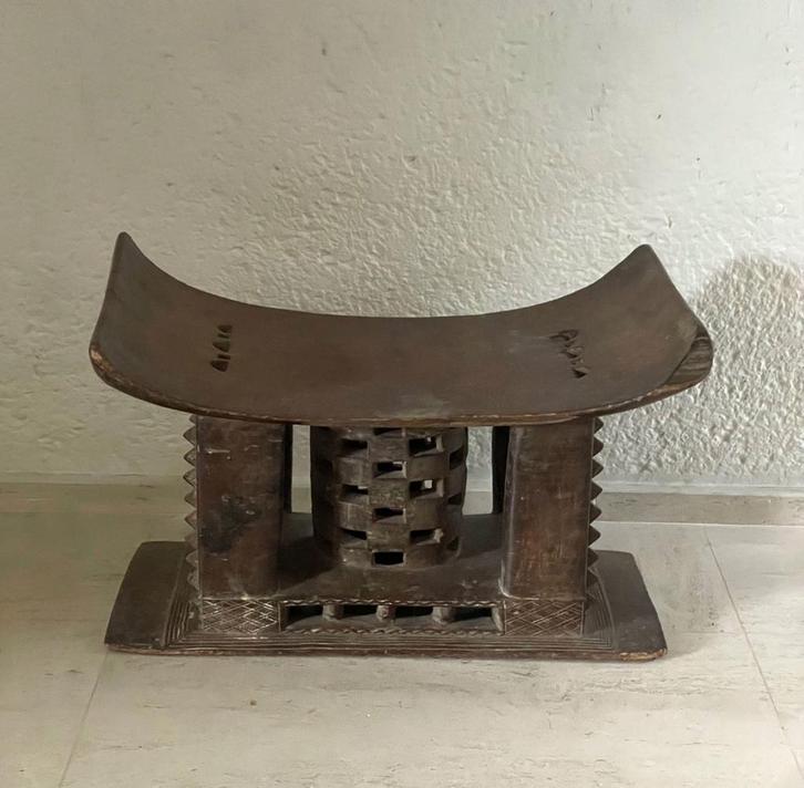 Tabouret Ashanti Ghana, Antiquités & Art, Art | Art non-occidental, Enlèvement