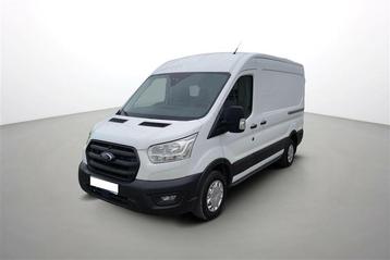 Ford Transit 2.0 TDCi L2H2 Trend NAVI/LED/2 PLC/PDC AV AR, Auto's, Bestelwagens en Lichte vracht, Stof, 4 cilinders, Wit, Diesel