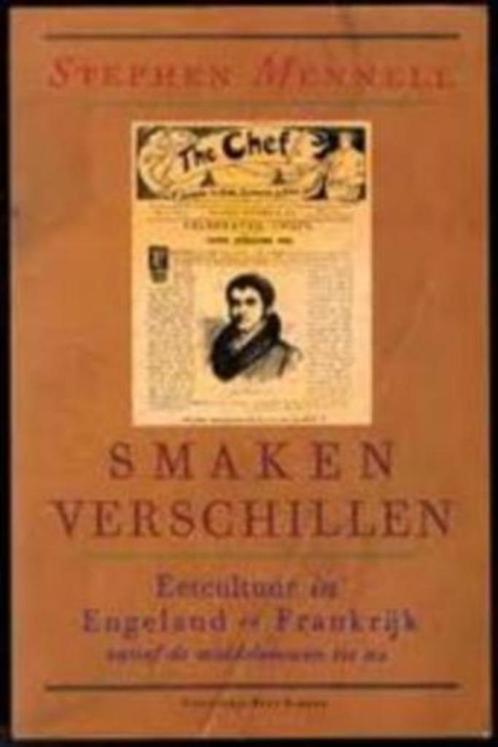 boek: smaken verschillen ; Stephen Mennell, Livres, Histoire mondiale, Utilisé, Europe, Envoi