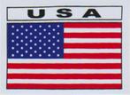 USA vlag sticker #7, Motos, Accessoires | Autocollants