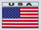 USA vlag sticker #7, Motos, Accessoires | Autocollants