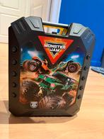 Monster Jam opbergdoos trolley met 3 voertuigen, Enlèvement ou Envoi, Comme neuf