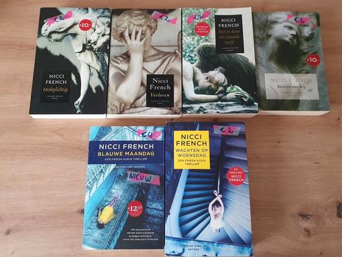 Pakket Nicci French thrillers – 6 boeken - €2/stuk, Boeken, Thrillers, Gelezen, Ophalen of Verzenden