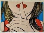 Sssshhh by Deborah Azzopardi Muurdeco uit 1999, Antiquités & Art, Art | Peinture | Moderne, Enlèvement