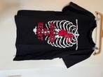 T-shirt maat S-M, gamer by heart, als nieuw, Ophalen of Verzenden, Zo goed als nieuw, Maat 48/50 (M)