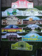 10 VW Oude Rally Schildjes. Kever Cabriolet club België, Verzamelen, Automerken, Motoren en Formule 1, Ophalen, Zo goed als nieuw