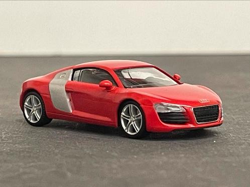 Herpa AUDI R8 rood 1/87, Hobby en Vrije tijd, Modelauto's | 1:87, Zo goed als nieuw, Auto, Herpa, Ophalen of Verzenden