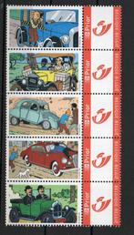 duostamps Tintin / Kuifje - "Voitures", Postzegels en Munten, Ophalen of Verzenden, Auto's