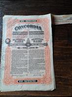Oude aandelen concordia, Ophalen of Verzenden