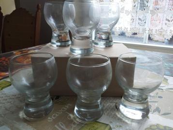 2 x 6 cocktailglazen, verrine- of wijnglazen... NIEUW beschikbaar voor biedingen