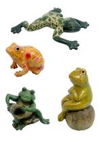 Lot de grenouilles décoratives diverses, Utilisé, Envoi, Petites décorations