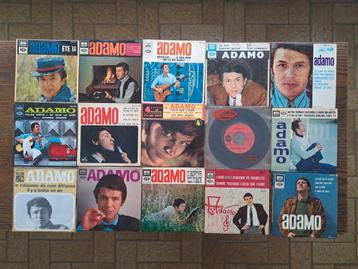 15 disques vinyl Adamo. 45 tours, Enlèvement ou Envoi, Comme neuf