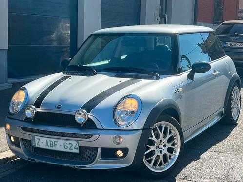 Mini Cooper S 1.6i 2004 193Mkm JOHN WORKS SET AIRCO VELGEN, Auto's, Mini, Bedrijf, Te koop, Cooper, ABS, Airbags, Airconditioning