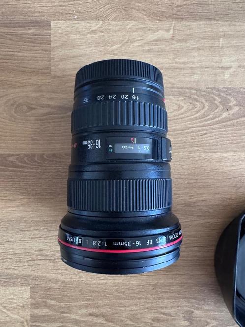 Canon EF 16 - 35 mm f/2.8 L II USM, Audio, Tv en Foto, Foto | Lenzen en Objectieven, Gebruikt, Groothoeklens, Zoom, Ophalen