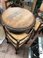 Antiek gerestaureerde tafel en stoeltjes, Ophalen