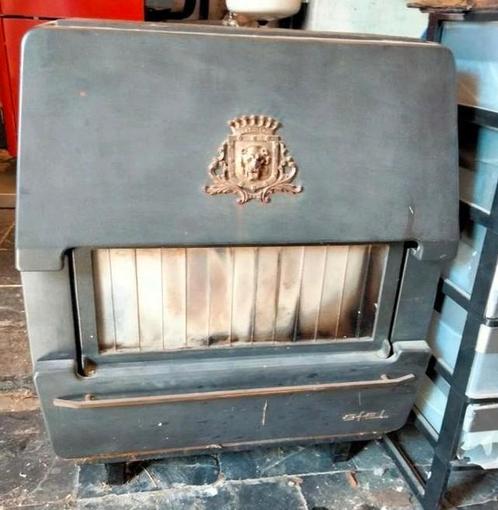 Houtkachel, vintage, merk Efel, Huis en Inrichting, Kachels, Gebruikt, Houtkachel, Hout, Ophalen