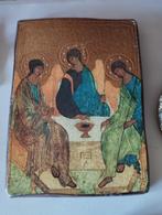 houten kader met heiligen erop Br 27 - H 36- 35€, Antiek en Kunst, Antiek | Religieuze voorwerpen, Ophalen of Verzenden