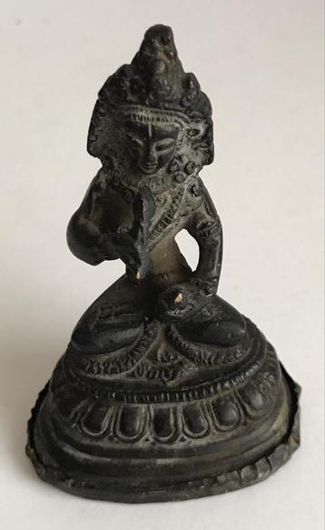 Statuette Bouddha Amitabha shamanique en bronze - Népal beschikbaar voor biedingen