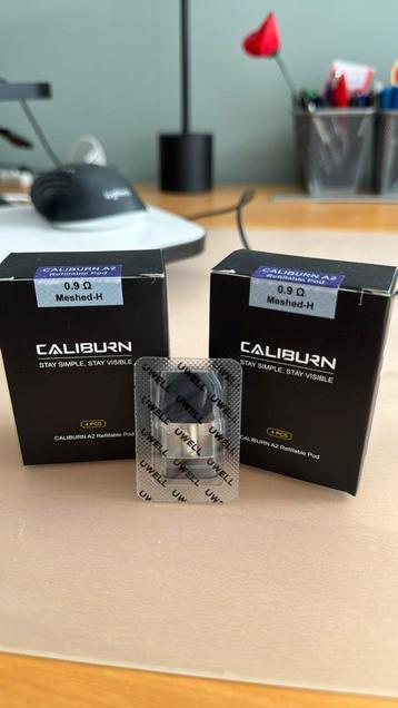 Caliburn A2 refillable pods 0,9 beschikbaar voor biedingen