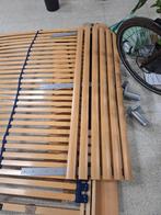 GRATIS : Houten bedframe + lattenbodem 140 200, Queen size, 140 cm, Brun, Enlèvement