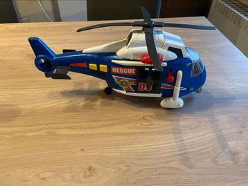 Dickie Toys helikopter met automatische propeller en lier 