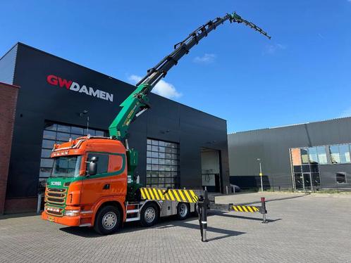 Scania G480 8x2 Palfinger PK 100002 + Fly Jib Euro 5, Auto's, Vrachtwagens, ABS, Achteruitrijcamera, Airconditioning, Centrale vergrendeling