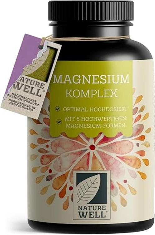 Magnesiumcomplex 180 capsules GRATIS LEVERING, Sport en Fitness, Gezondheidsproducten en Wellness, Nieuw, Overige typen, Verzenden