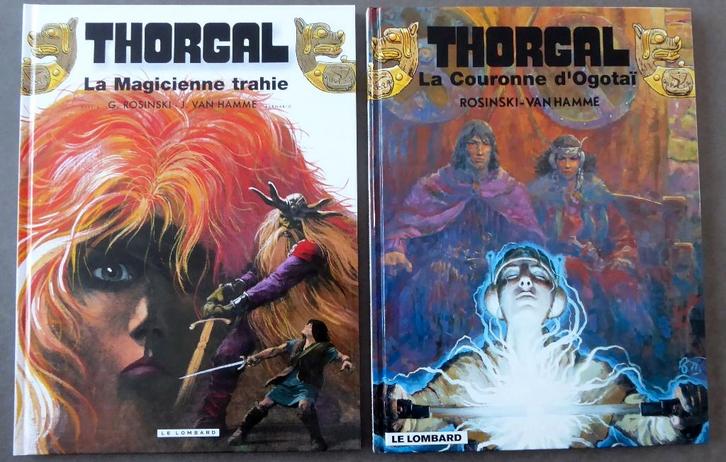 Lot 2 BD "Thorgal" - Tomes 1 et 21 - Rééditions, Livres, BD, Utilisé, Plusieurs BD, Enlèvement ou Envoi