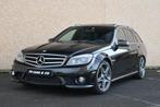 Mercedes C63 AMG/Xenon, toit ouvrant, siège homme, caméra, L, Autos, Mercedes-Benz, 5 places, Cuir, Noir, Break