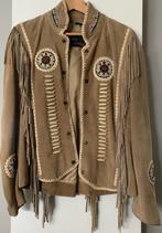 Prachtige Indiana jones look jas Nubuck leder XXL, Indiana Look, Beige, Maat 46/48 (XL) of groter, Ophalen of Verzenden