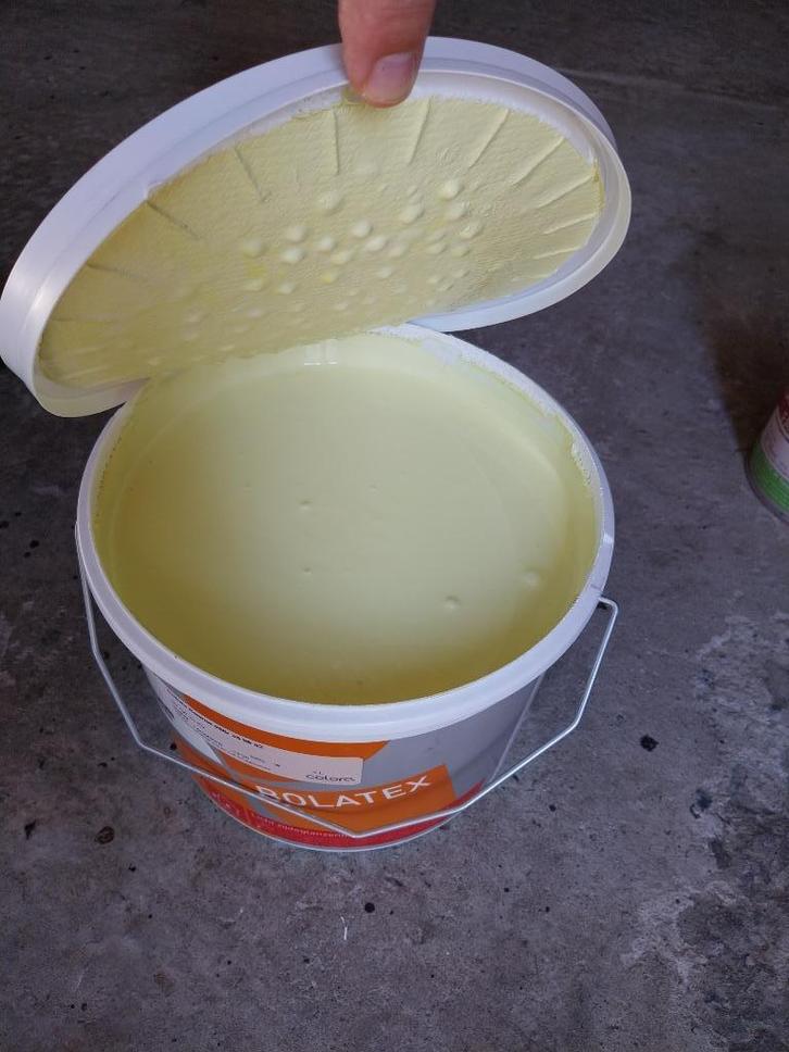 Nieuwe verf, Boss, Bitter Lemon, 6.5 liter!, Bricolage & Construction, Peinture, Vernis & Laque, Neuf, Peinture, 5 à 10 litres