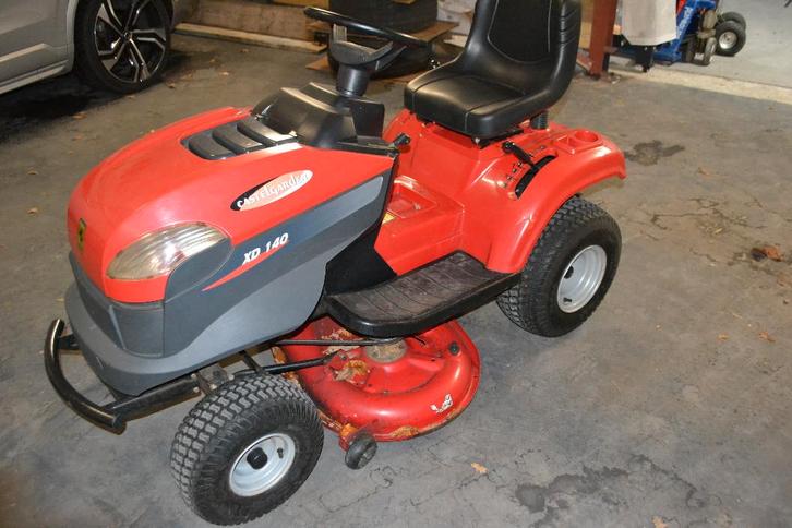 Castelgarden XD 140 Mulcher, Tuin en Terras, Zitmaaiers, Gebruikt, 90 tot 120 cm, Elektrische starter, Mulchfunctie, Versnellingen