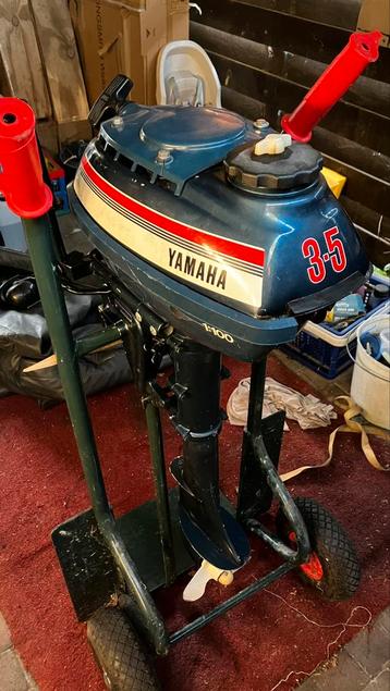 Yamaha 2takt 3,5pk buitenboordmotor, Watersport en Boten, Ophalen, Gebruikt, Yamaha, Benzine