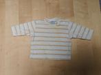 Beige gestreept t-shirt maat 62, Gebruikt, Jongetje of Meisje, Dirkje, Ophalen of Verzenden
