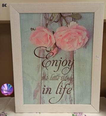 Enjoy the little things in life - schilderij beschikbaar voor biedingen