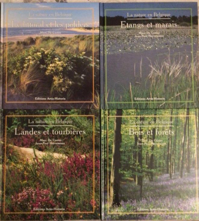 La nature en Belgique - 4 livres Artis Historia, Livres, Nature, Comme neuf, Nature en général, Enlèvement ou Envoi