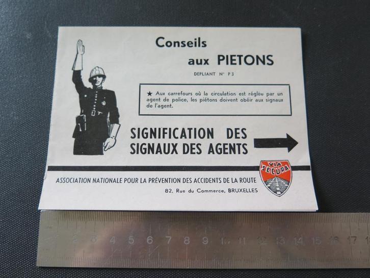 Oude reclame politie, Antiek en Kunst, Curiosa en Brocante, Ophalen of Verzenden