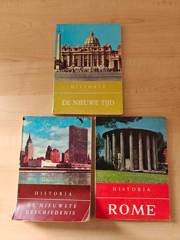 3 vintage schoolboeken Geschiedenis  beschikbaar voor biedingen