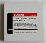 Canon Lens filter diam 77 Circular Pol PL-C II, Audio, Tv en Foto, Foto | Filters, Overige merken, Polarisatiefilter, Ophalen of Verzenden
