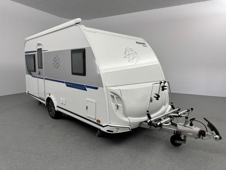 Knaus Sport 450 FU Silver Selection Mover Fietsendrager, Caravans en Kamperen, Caravans, tot en met 4, Rondzit, Knaus, Lengtebed